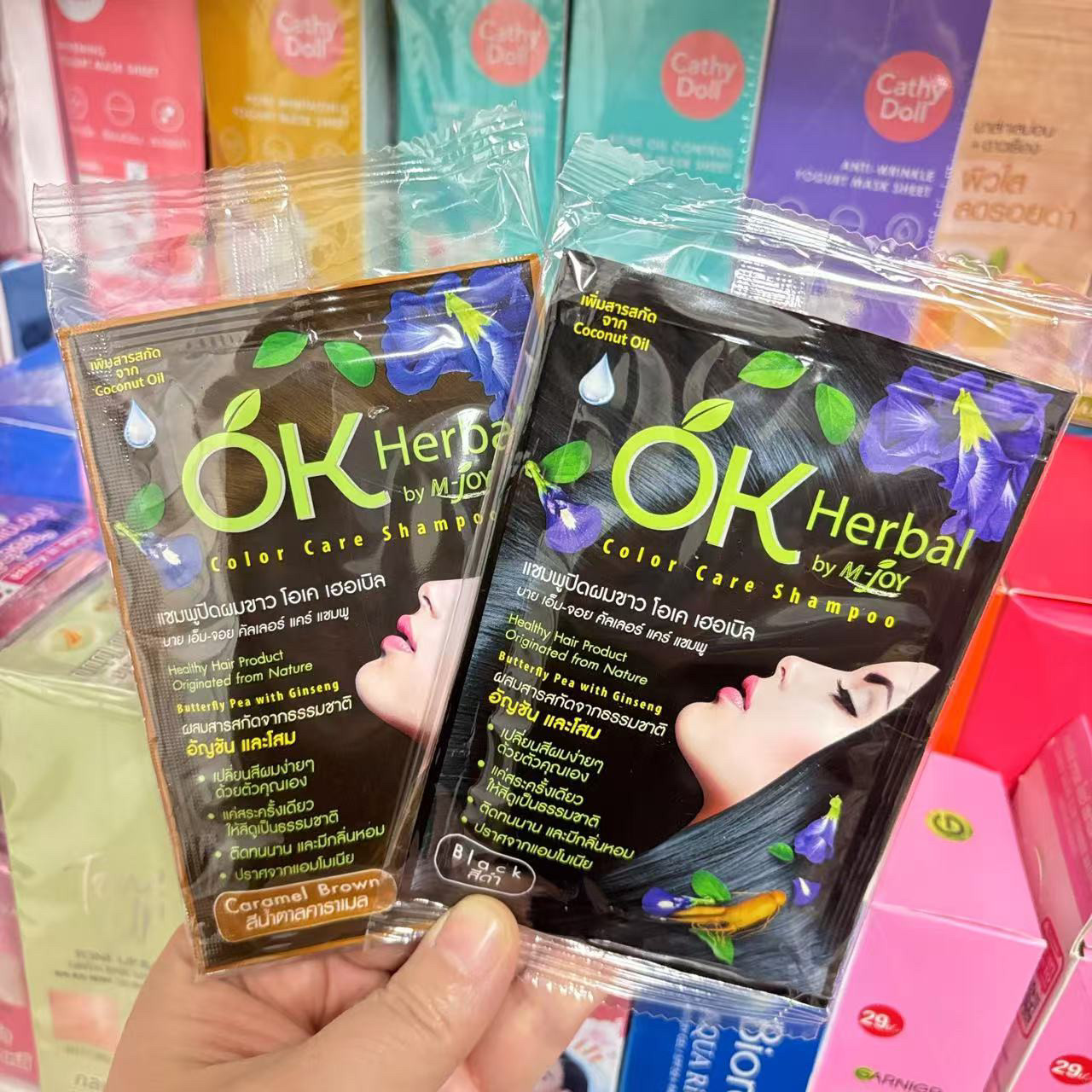 Thai OK Herbal Indigo Plant Ha - đánh giá và giá Indigo Dye Kit