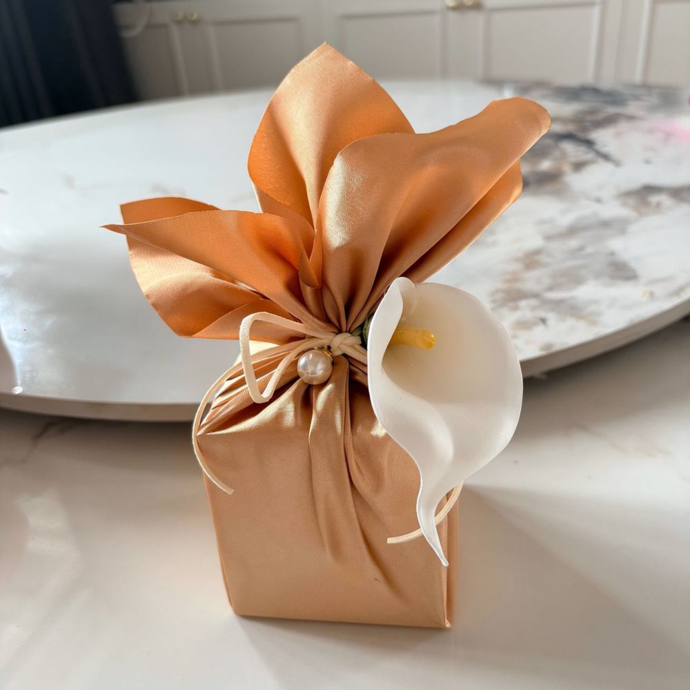 Wedding Candy Gift Box Fabric  - đánh giá và giá Furoshiki Wrap Cloth