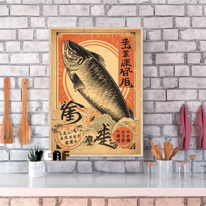 Vintage Japanese Food Poster C - đánh giá và giá Japanese Lifestyle And Food