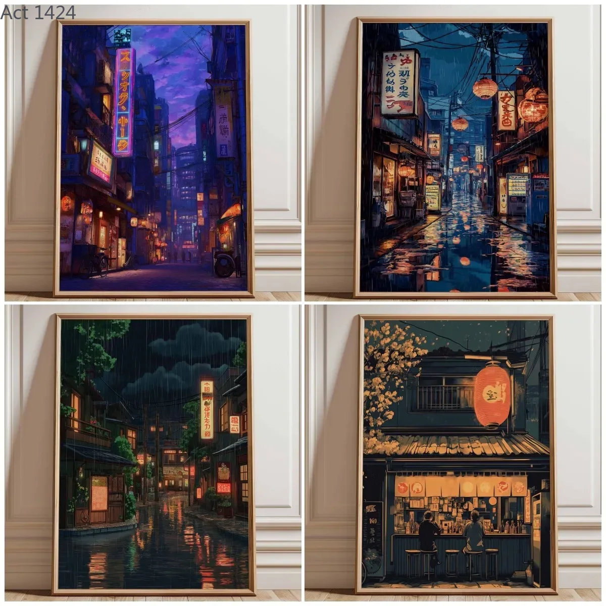 Neon Tokyo Street Poster Print - đánh giá và giá Japanese Tokyo Lifestyle